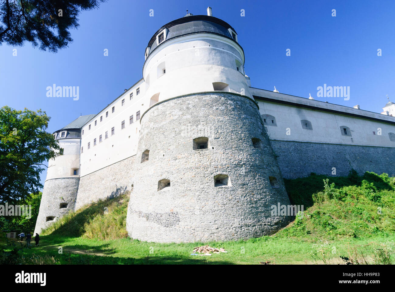 Casta (Schattmannsdorf): il castello di Kamen Cerneny (Bibersburg), , , la Slovacchia Foto Stock