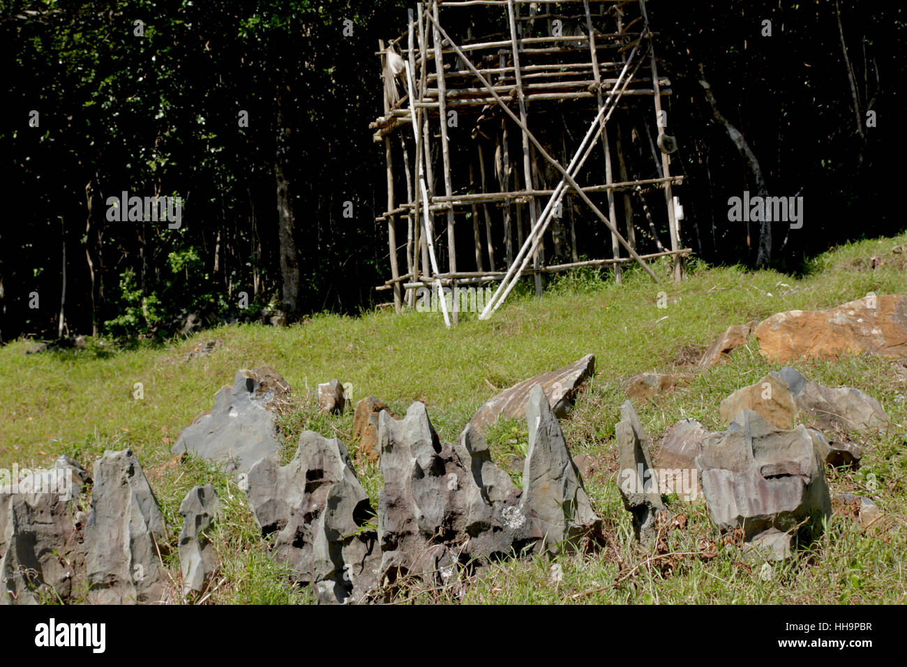 Le château de la Villebague est la Plus ancienne maison coloniale de l’île Maurice. Foto Stock