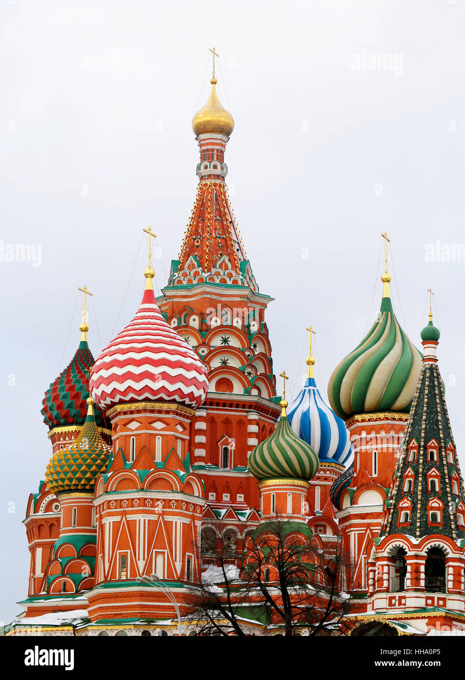 Foto luminose bel St basilici Cattedrale del Cremlino di Mosca Foto Stock