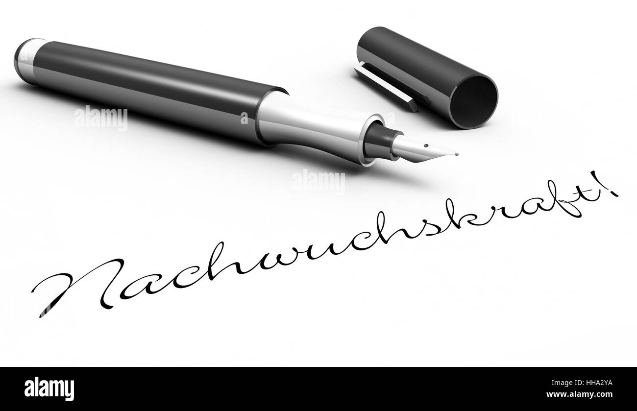 Junior dipendente! - Concetto di penna Foto Stock