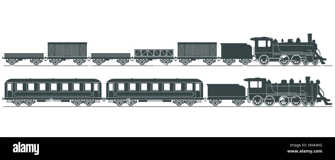 Treno a vapore Foto Stock