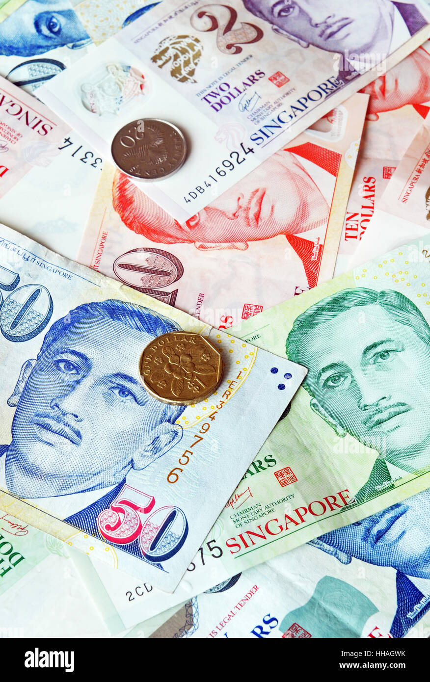 Dollaro di Singapore Foto Stock