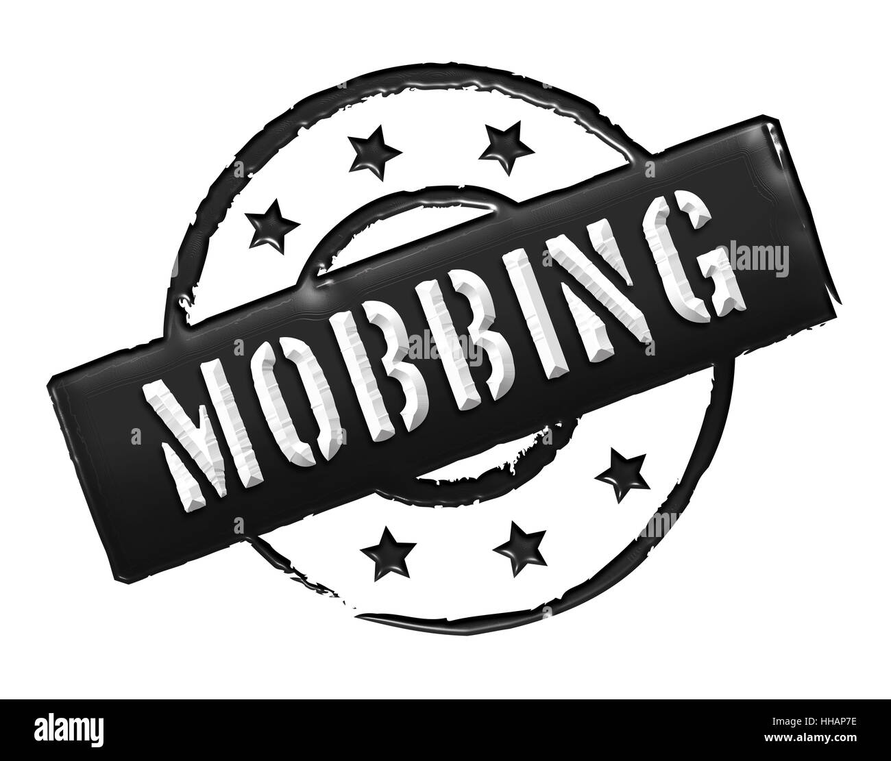 Timbro - il bullismo Foto Stock