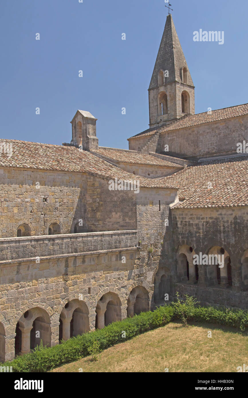 Viaggi, religione, arte, europa francia, abbazia, stile di costruzione, Foto Stock