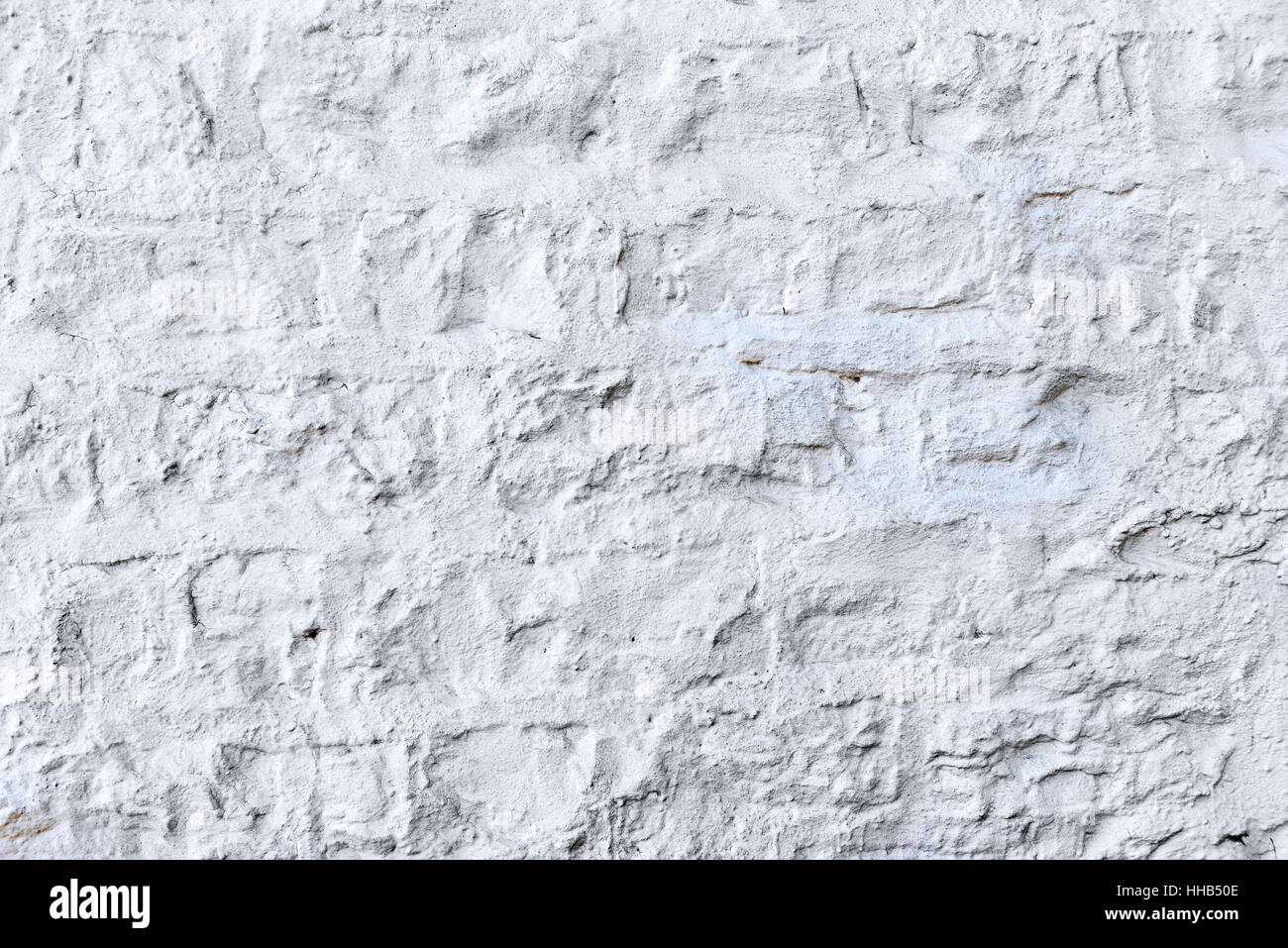 Vecchia di mattoni di argilla.Vintage parete in mattoni con intonaco bianco texture di sfondo o Foto Stock