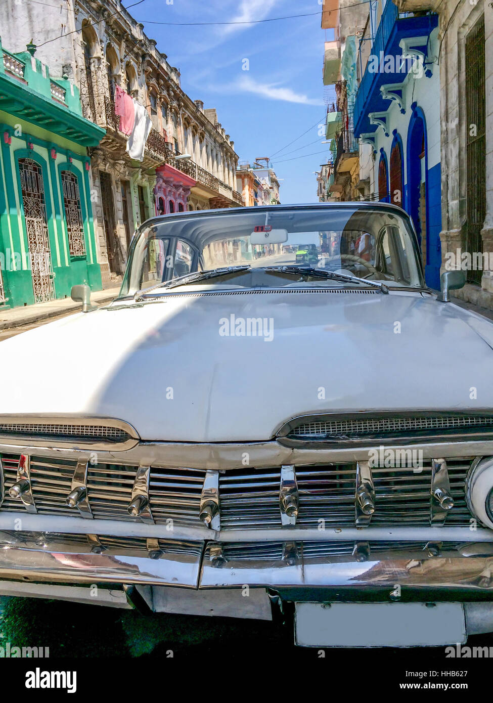 Vintage americano classico Impala auto auto in Havana, Cuba Foto Stock