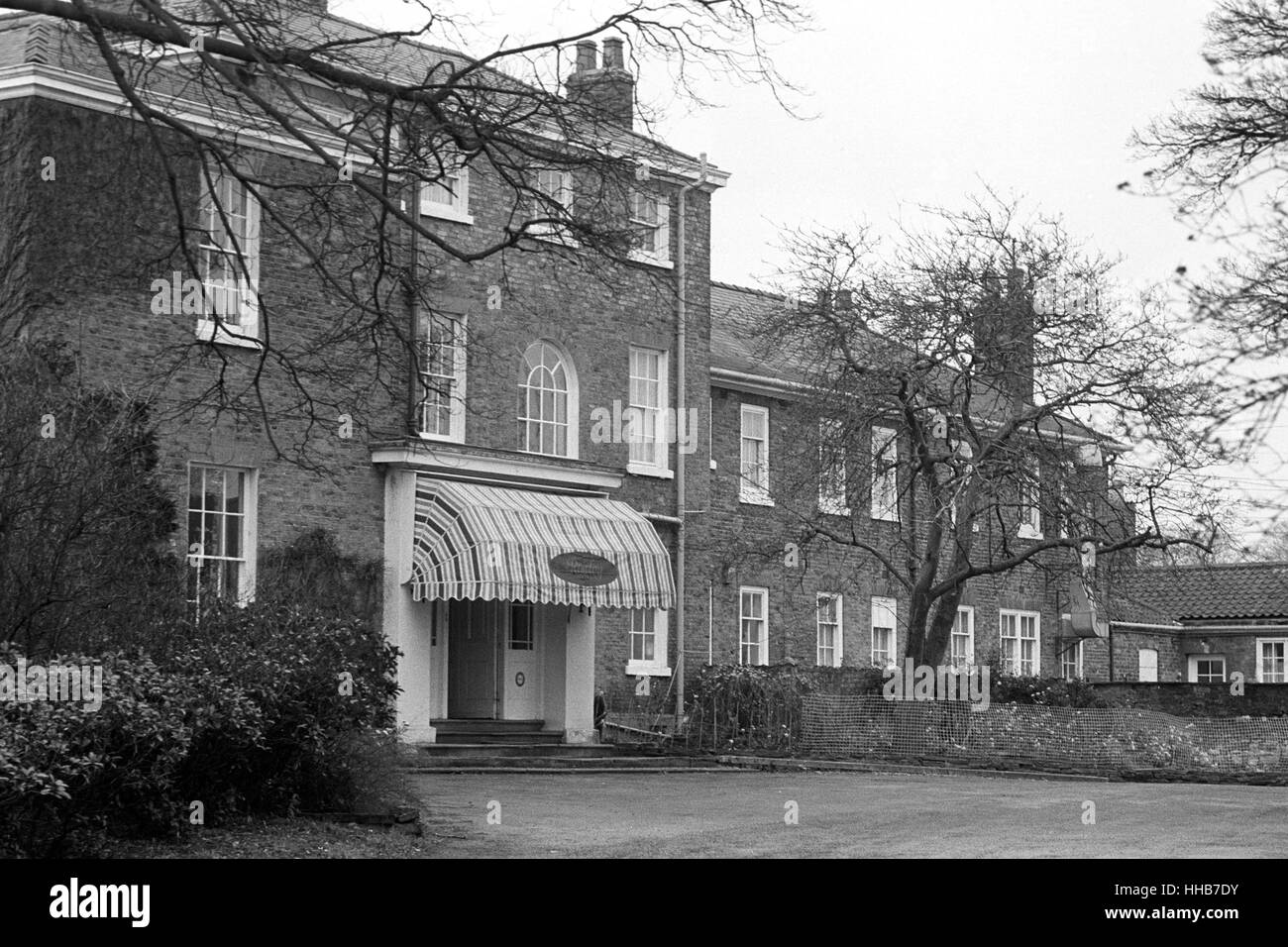 Rowley Manor, 10 miglia da Hull, che è detto di essere stato visitato dalla Principessa Anna e del Capitano Mark Phillips, che sono stati riportati per essere casa-caccia in Yorkshire. Foto Stock