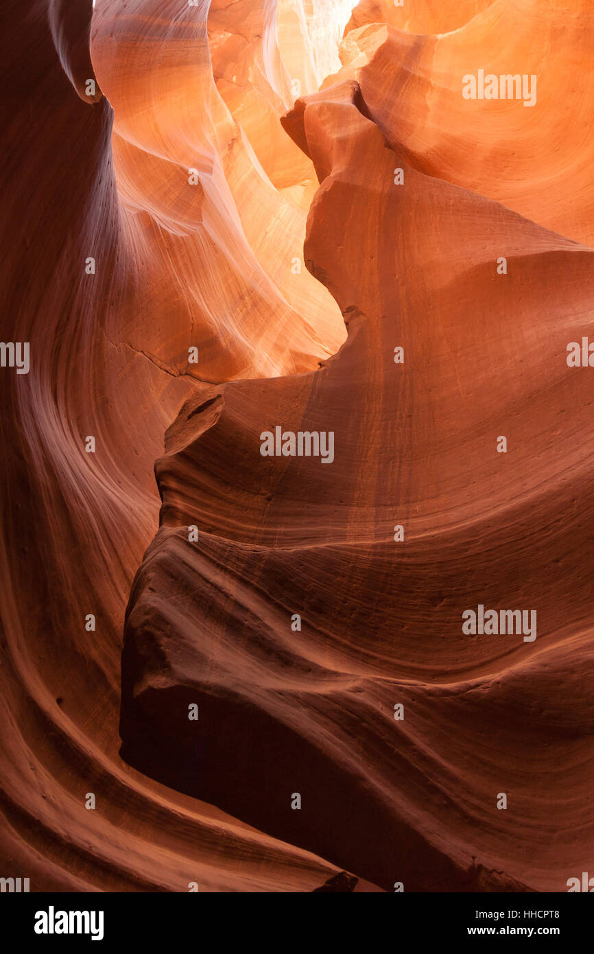 Ordine, colore, pietra, deserto wasteland, grotta, parco nazionale, trave, estate, Foto Stock