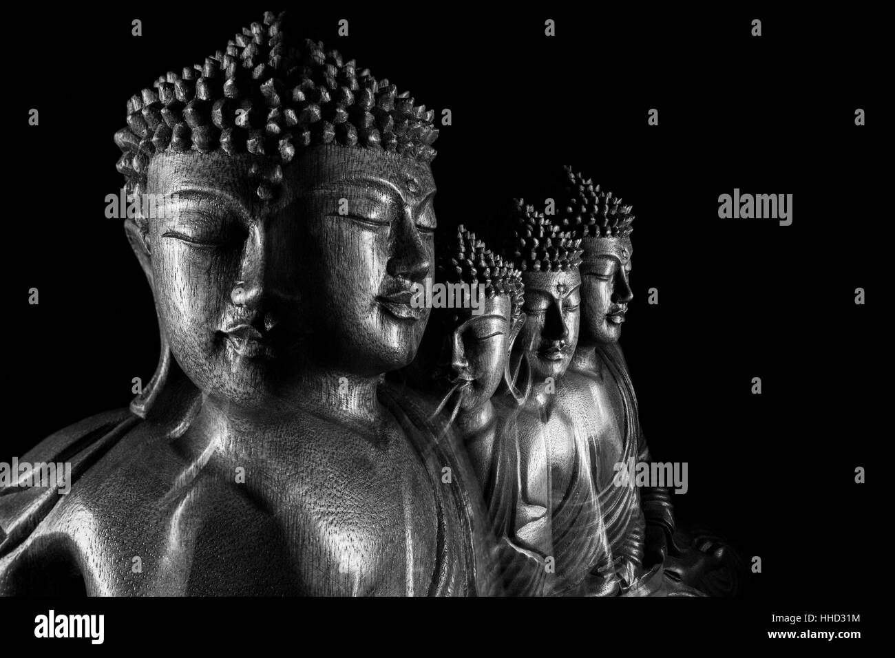 Scultura di Buddha 佛/像/佛像 Foto Stock