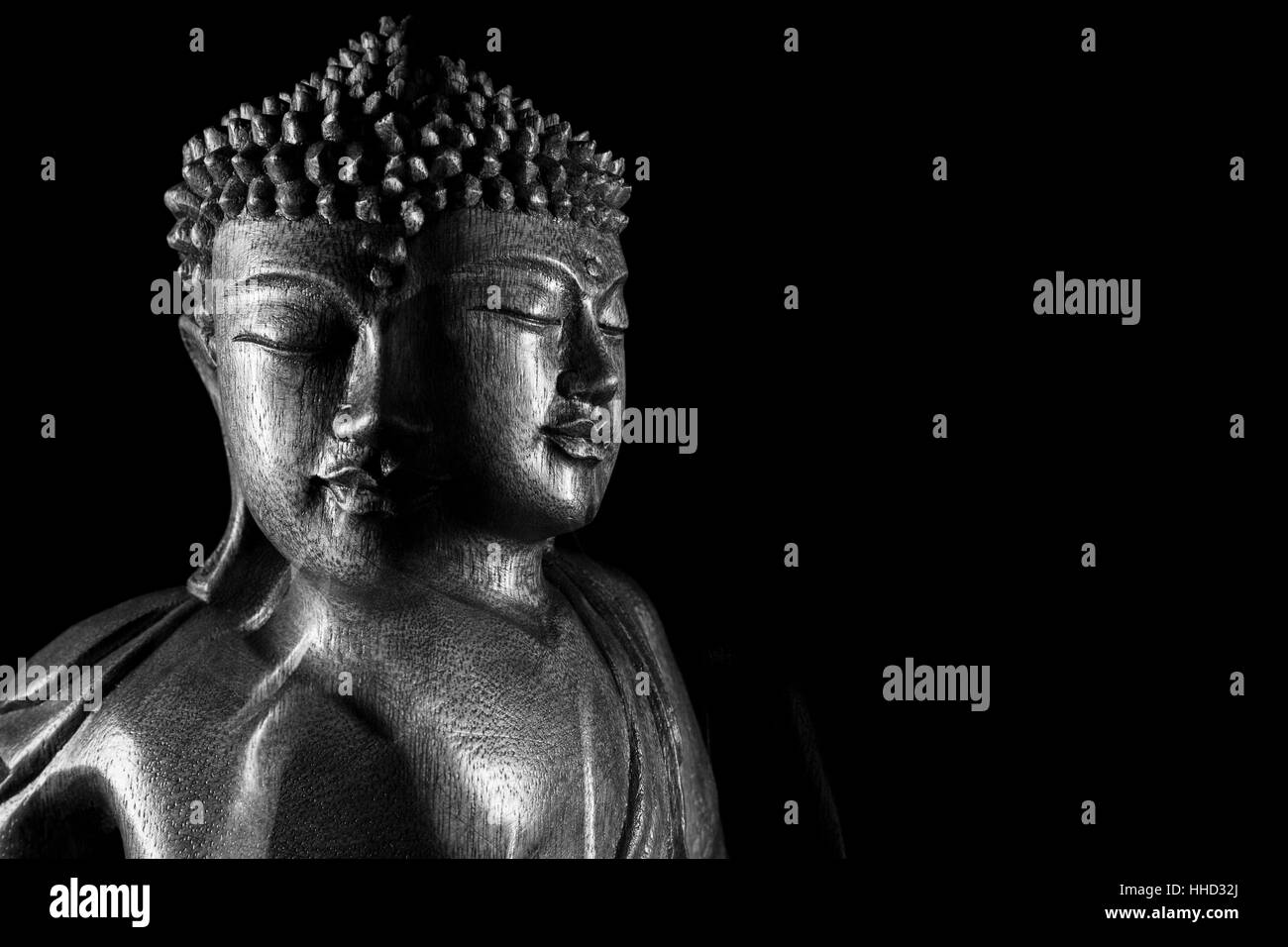 Scultura di Buddha 佛/像/佛像 Foto Stock