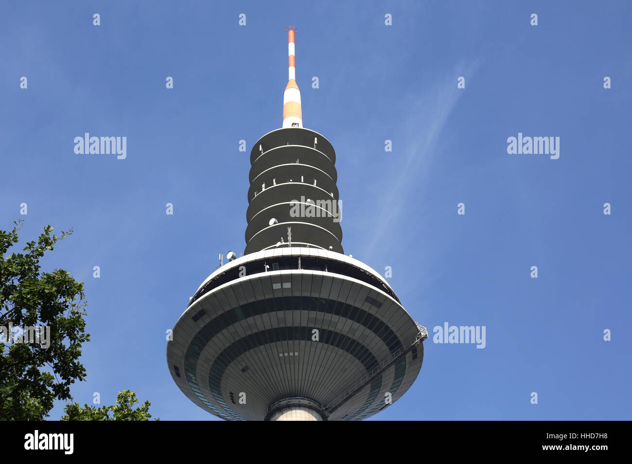 Germania, Repubblica federale di Germania, Francoforte, asparagi, torre di comunicazione, Foto Stock