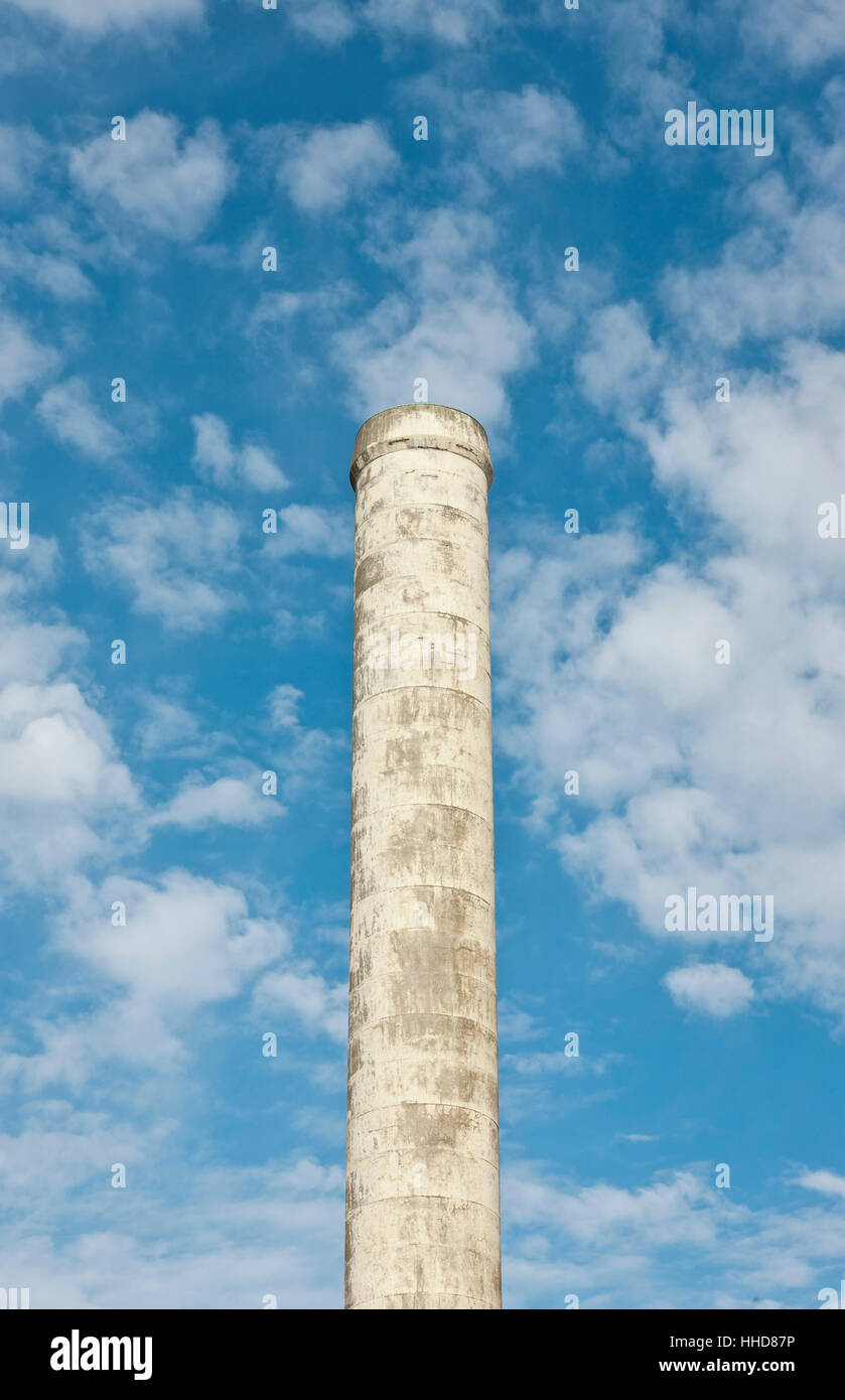 Il fumo e il fumo, fumi, fumi, torre, ambiente, ambiente, modello di progettazione, Foto Stock