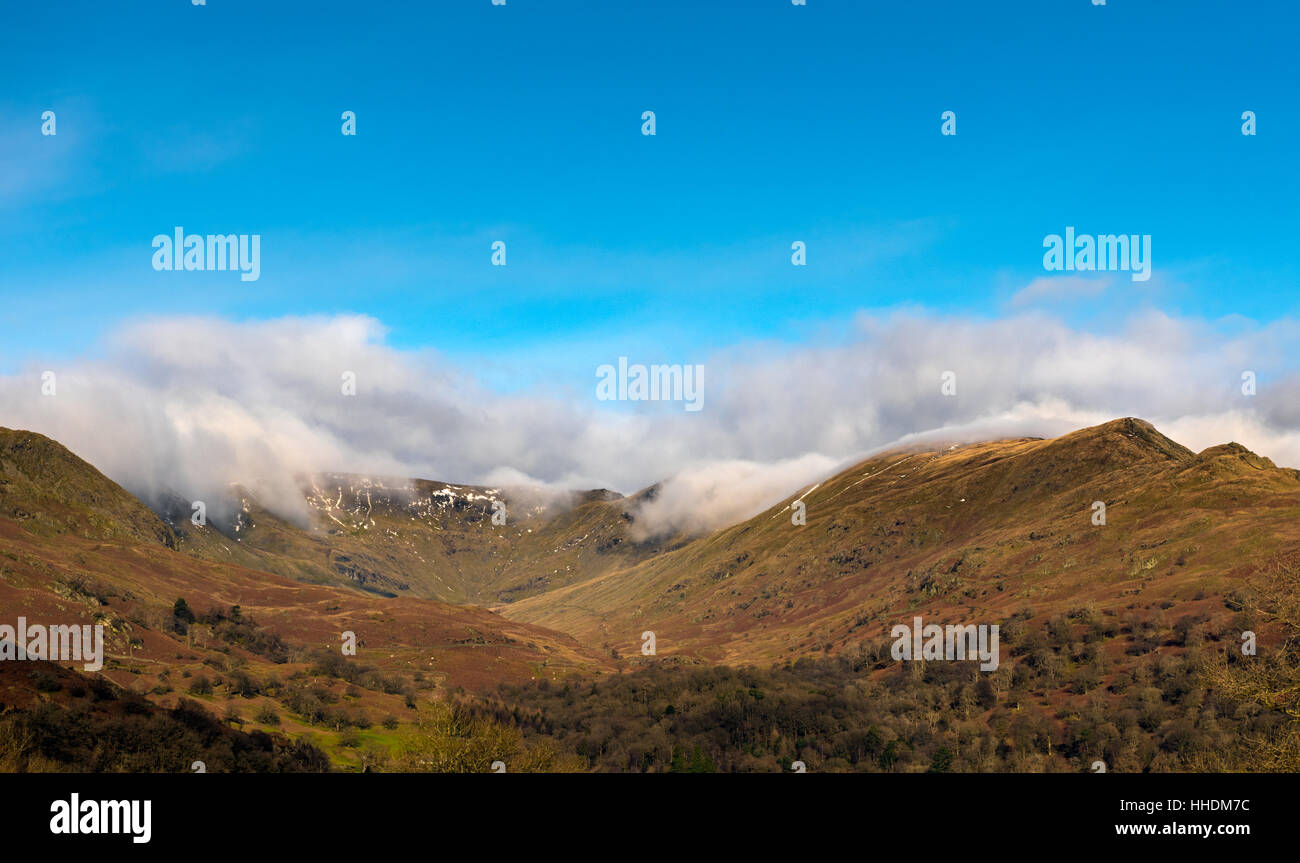 Il Fairfield Horseshoe nel cloud Foto Stock