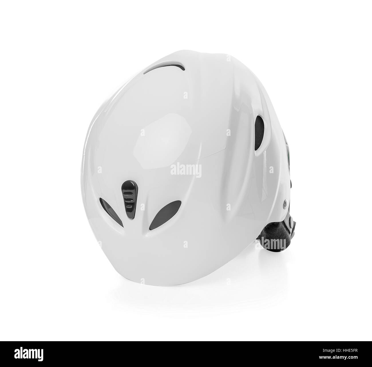 Sciatore casco protettivo. Foto Stock