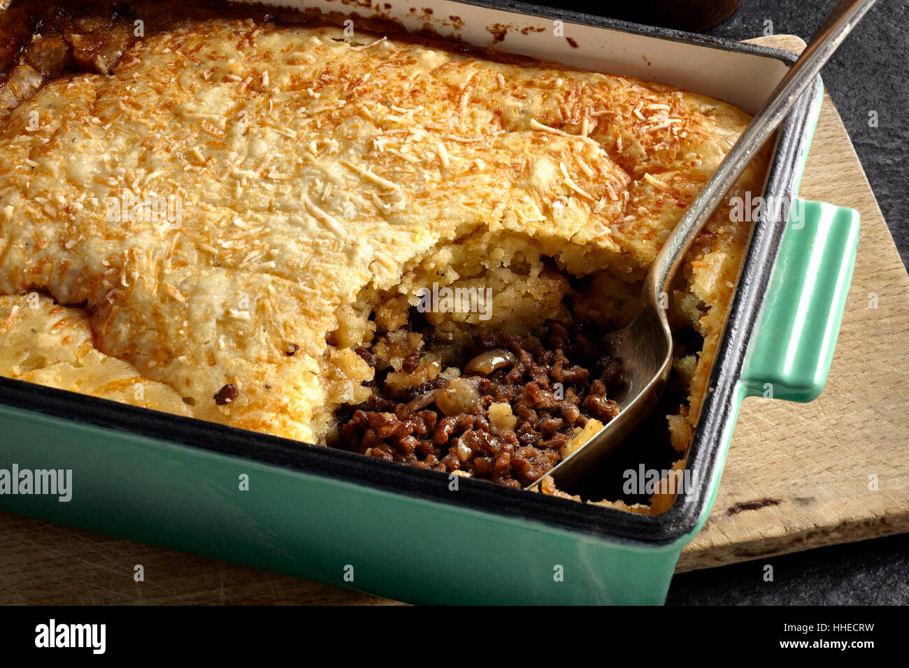 Teviotdale pasticcio di carne di manzo Foto Stock