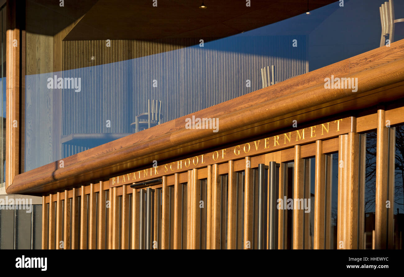 Blavatnik Scuola di governo,Gerico,Oxford, Inghilterra Foto Stock