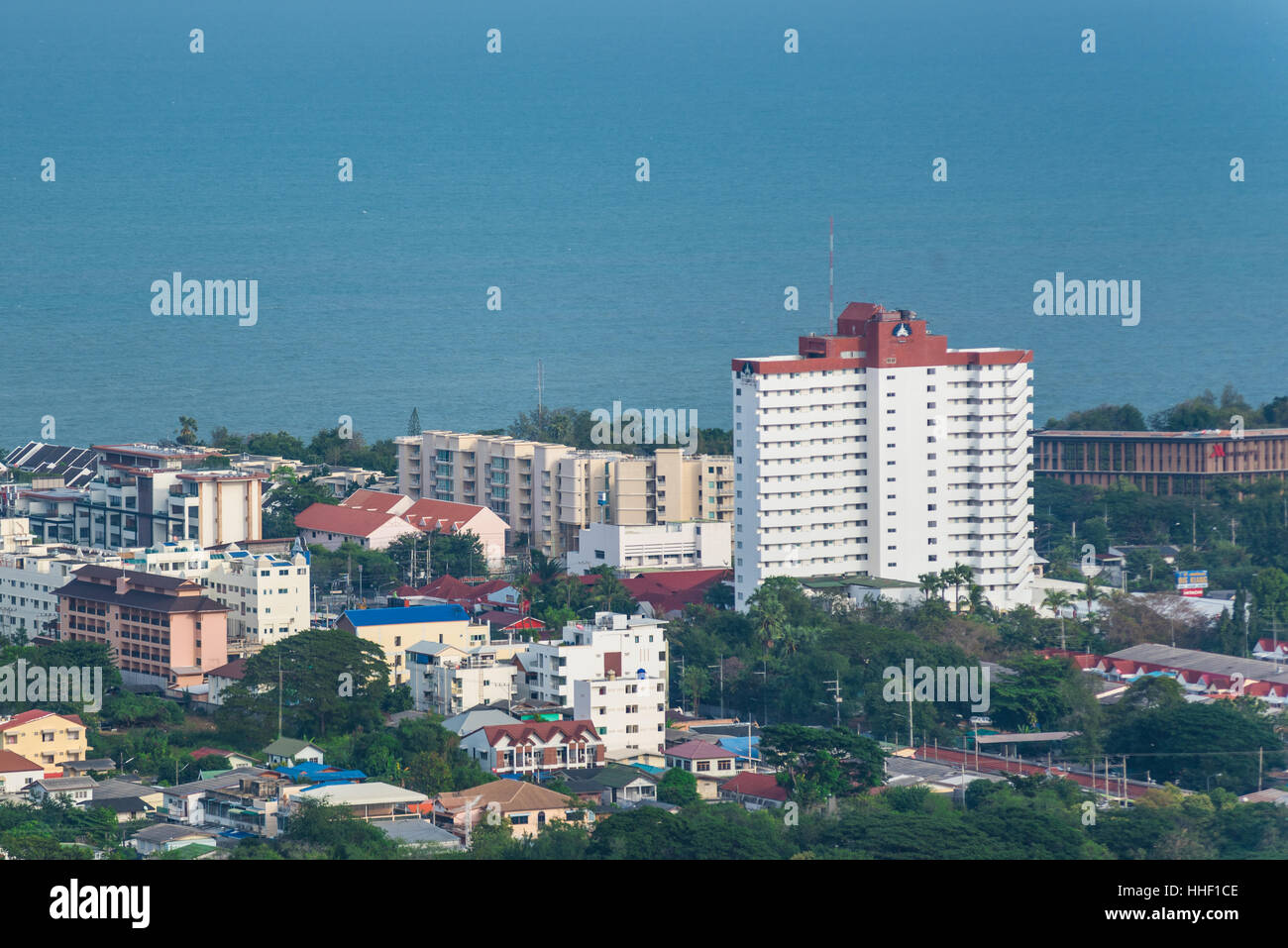 Hua Hin, Tailandia - 17 Dicembre 2016 : Hua Hin è uno di spiaggia preferita attrazioni della città città in Thailandia. Foto Stock