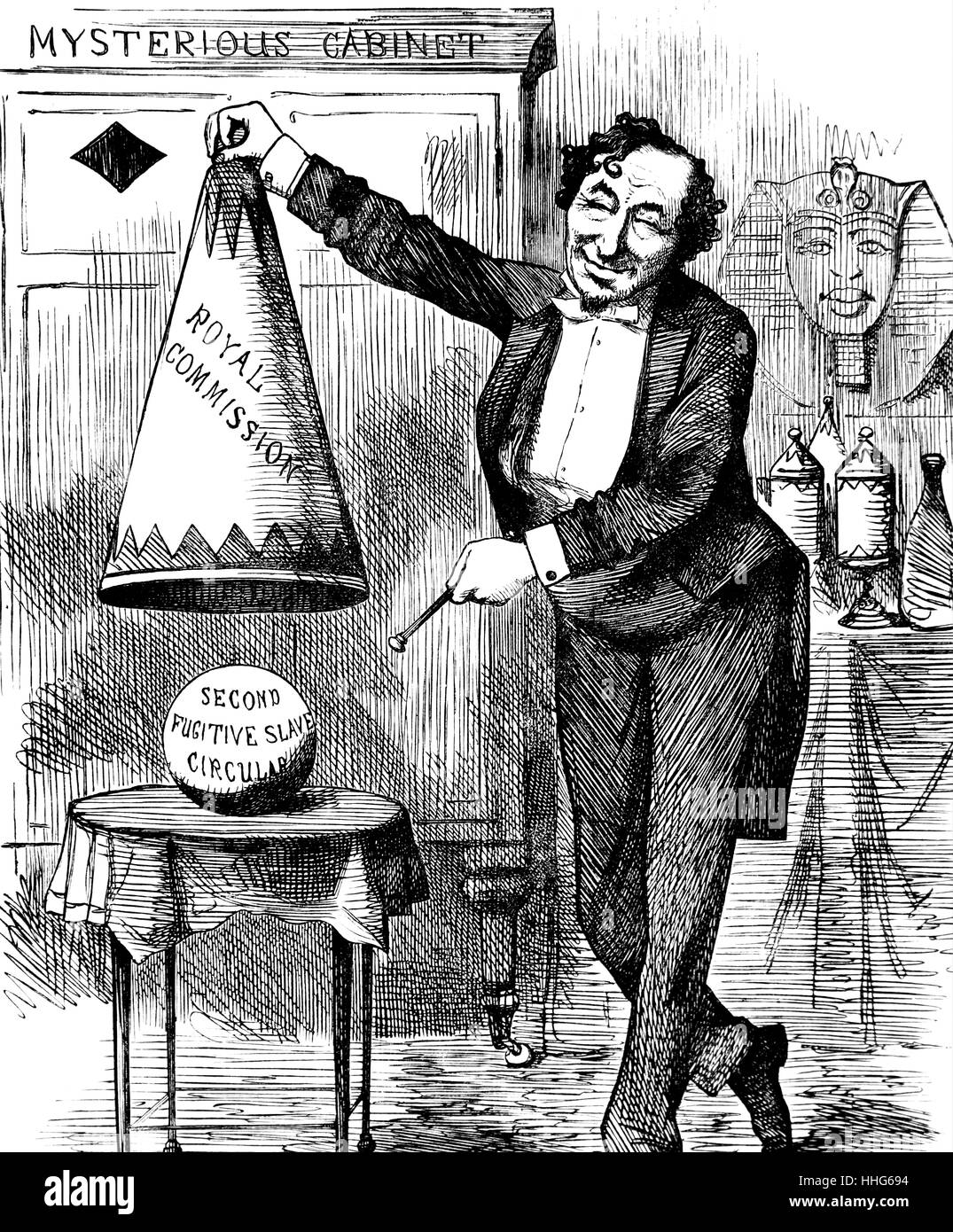 Benjamin Disraeli 1876, Benjamin Disraeli, 1° Conte di Beaconsfield, era un uomo politico britannico e scrittore che per due volte è servito come Primo Ministro del Regno Unito. Egli ha svolto un ruolo centrale nella creazione del moderno Partito conservatore, definendo le sue politiche e la sua ampia divulgazione. Foto Stock