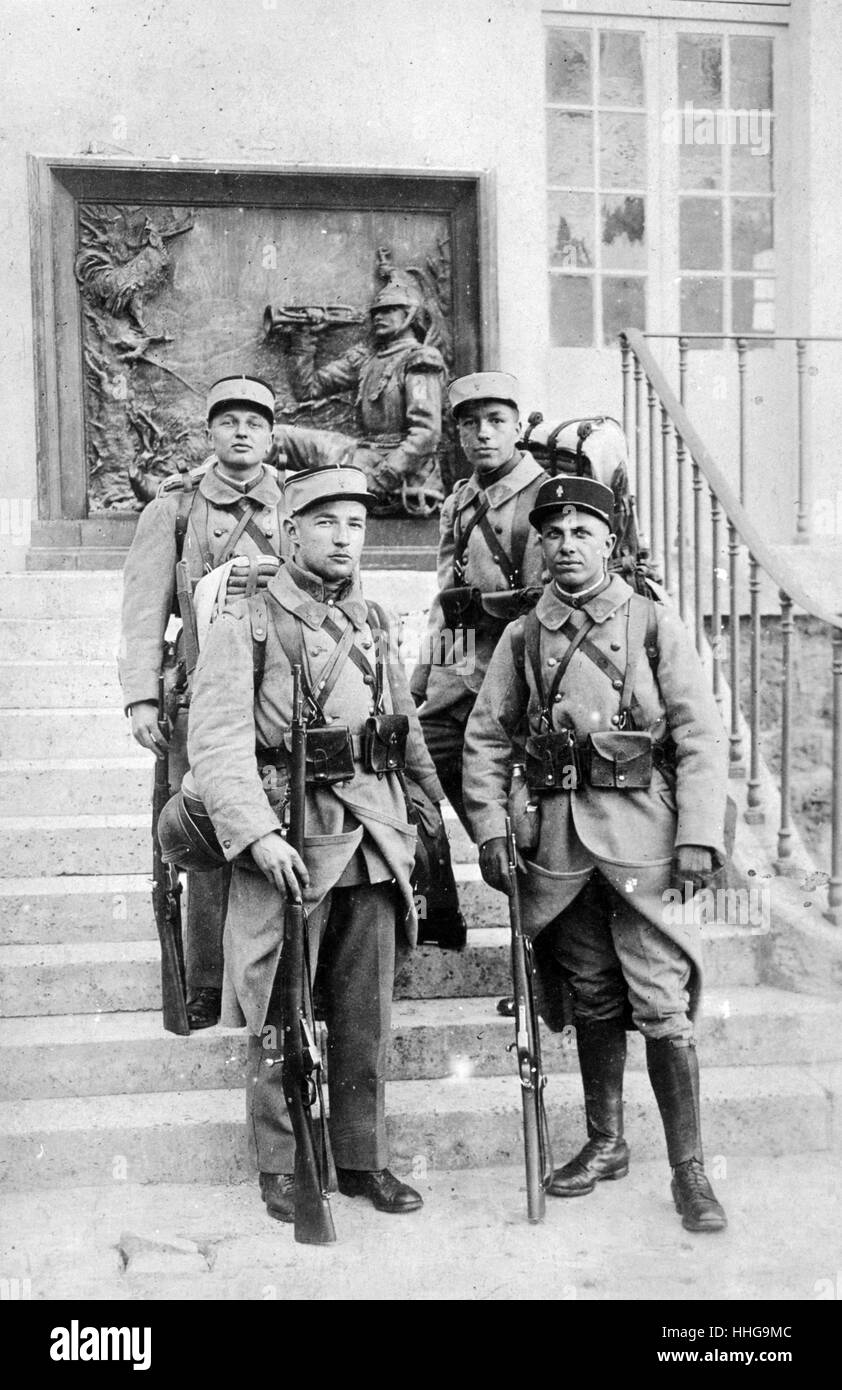 Legione Straniera francese i soldati in Algeria 1910 Foto Stock