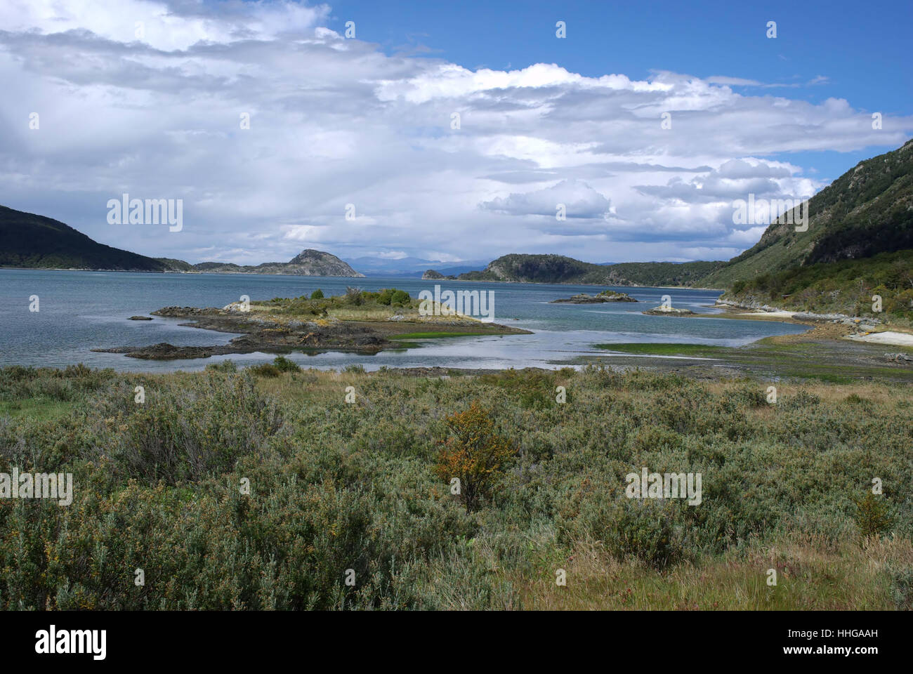 America, Argentina, baia fiordo, paesaggio, paesaggio, paesaggio, natura, sale Foto Stock