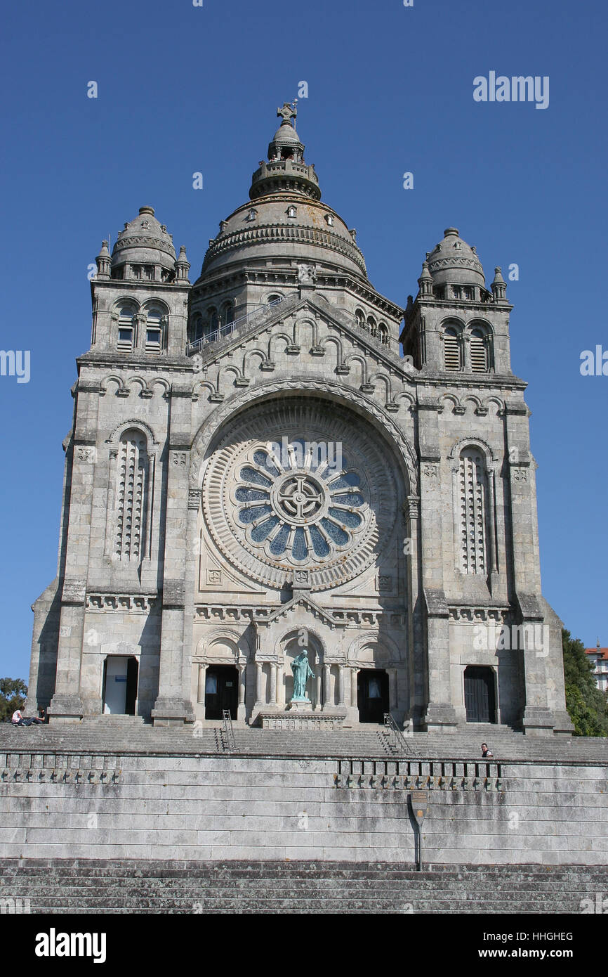 Santa Luzia santuario di Viana do Castelo, Portogallo Foto Stock