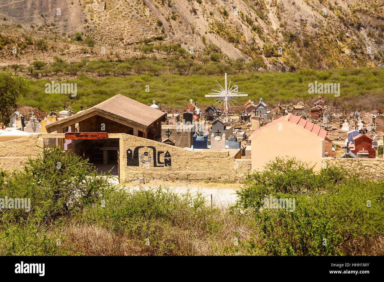 Cimitero nella provincia di Jujuy Foto Stock