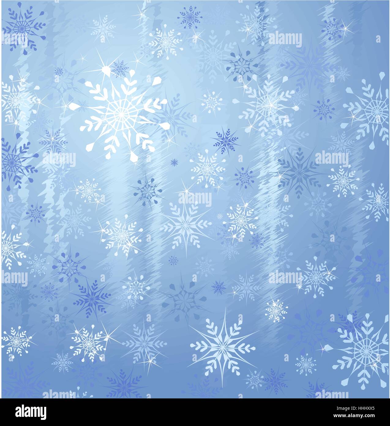 I fiocchi di neve sullo sfondo Illustrazione Vettoriale