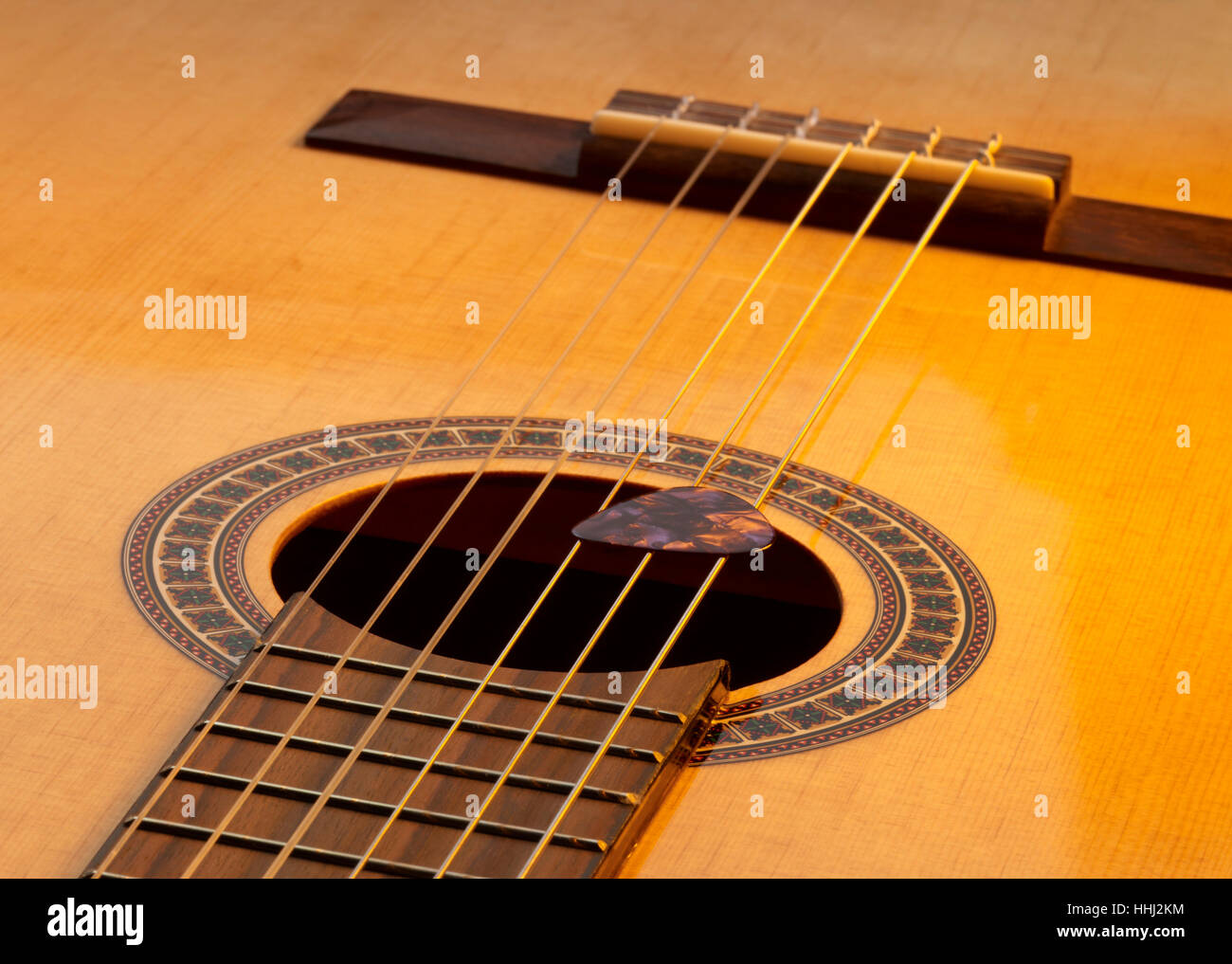 Legno, chitarra, strumenti a corda, misurare, strumento, metodo, corpo, macro, Foto Stock