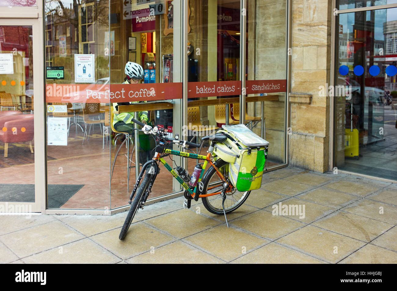 Ciclo unità di risposta a Scarborough Foto Stock