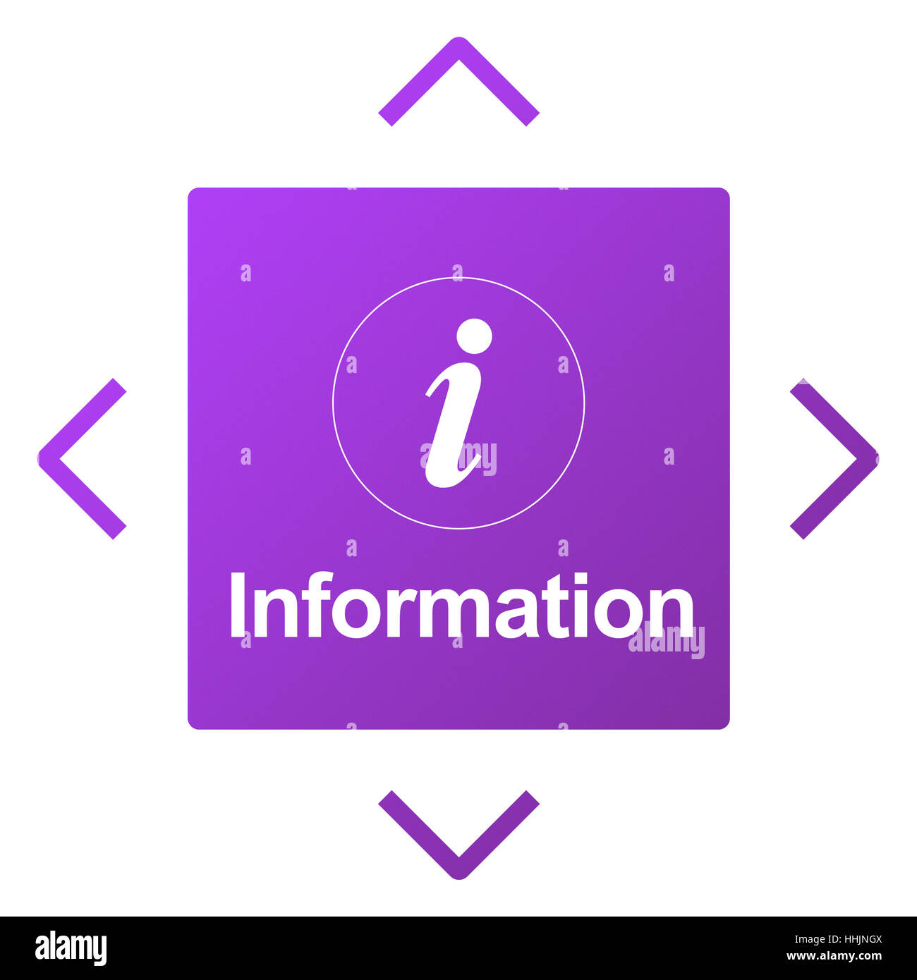 Informazioni sull'icona Helpdesk Concept Foto Stock