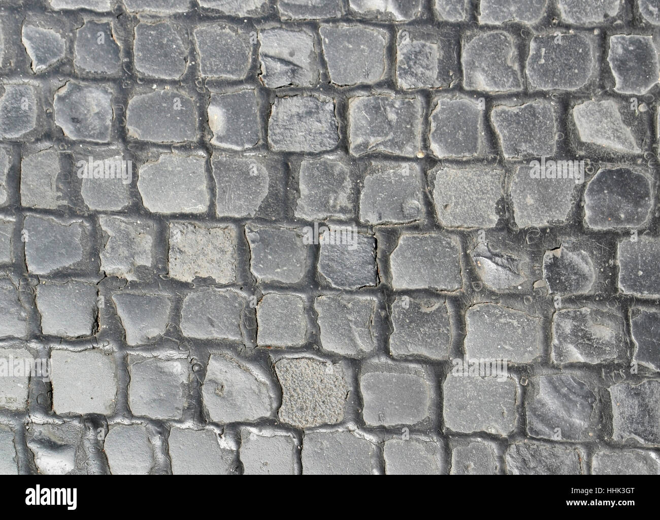 Telaio completo grigio vecchio marciapiede di dettaglio Foto Stock