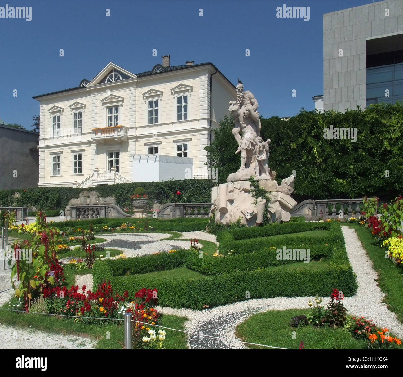Parco, giardino, austriaci, barocco, giardini, casa, costruendo, parco, giardino, Foto Stock