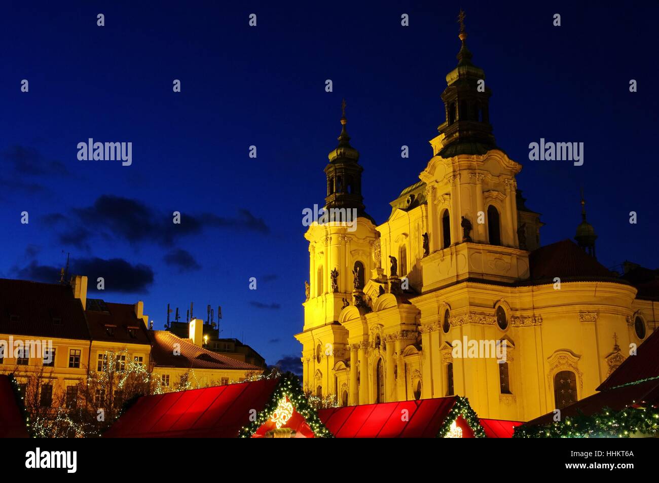 L'Europa, Praga Cechia, comunità, villaggio, città mercato, Natale, Foto Stock