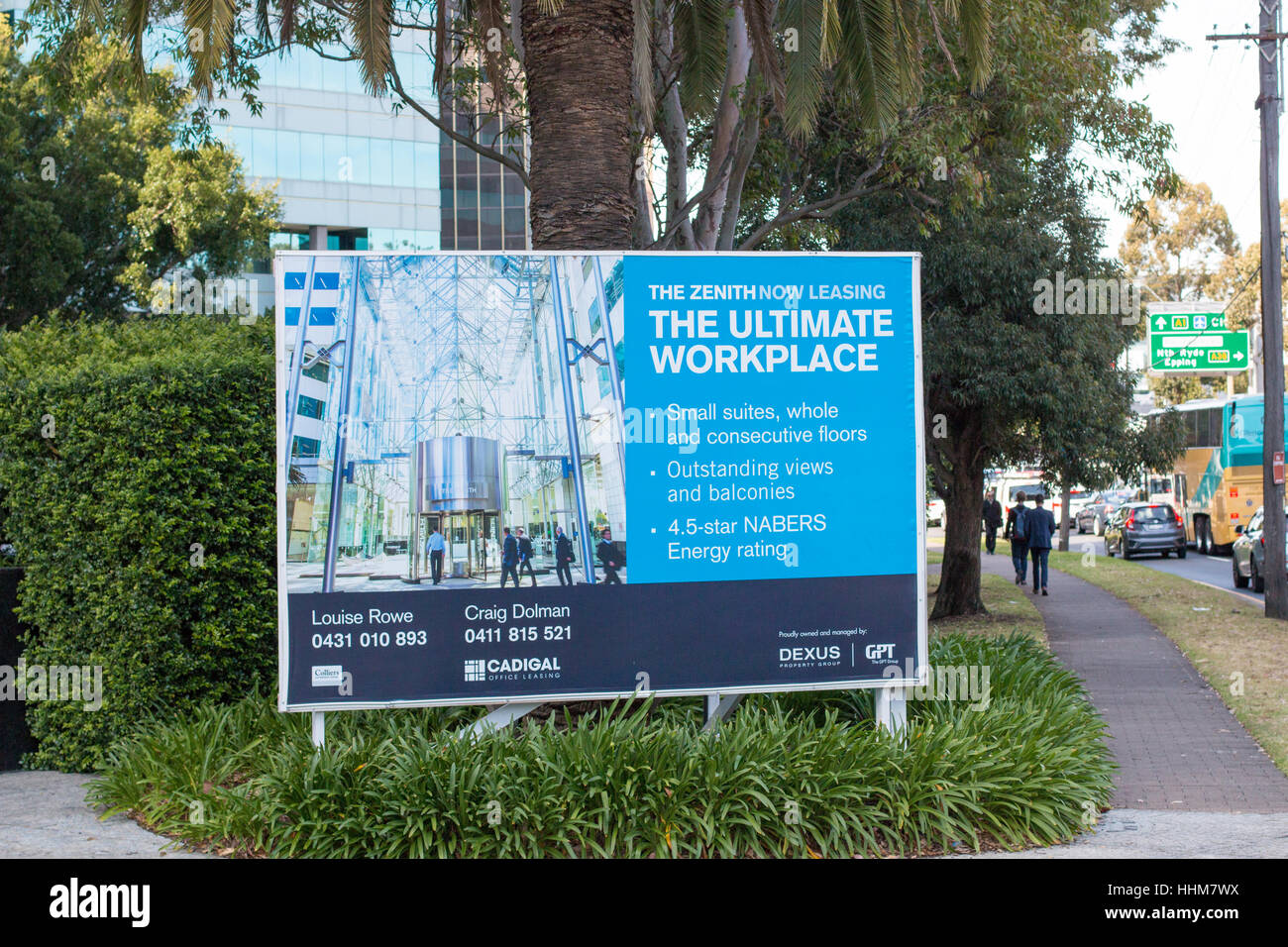 Ufficio tute e spazio per il leasing in Chastwood,North Sydney, Australia Foto Stock