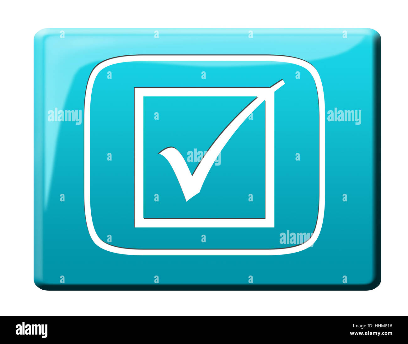 Ok, gancio tick off, destra, inoltre, diritto, sì, segno, segnale, ok, isolato, Foto Stock