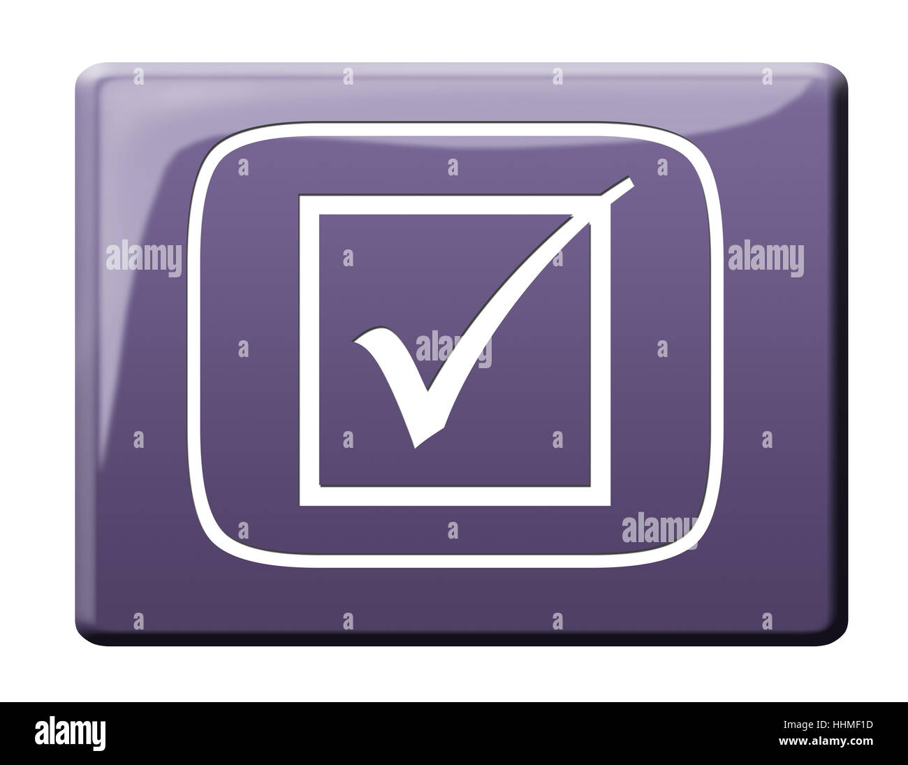 Ok, gancio tick off, destra, inoltre, diritto, sì, segno, segnale, ok, isolato, Foto Stock