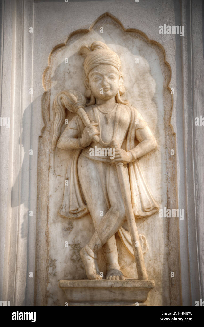 Pink Palace Jaipur - Hawa Mahal. India Rajasthan Foto Stock