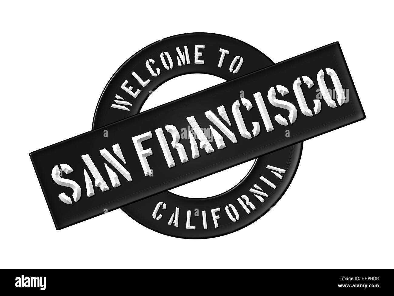 California, Golden, gate, il pittogramma, simbolo pittogramma, simbolo del commercio, banner, Foto Stock