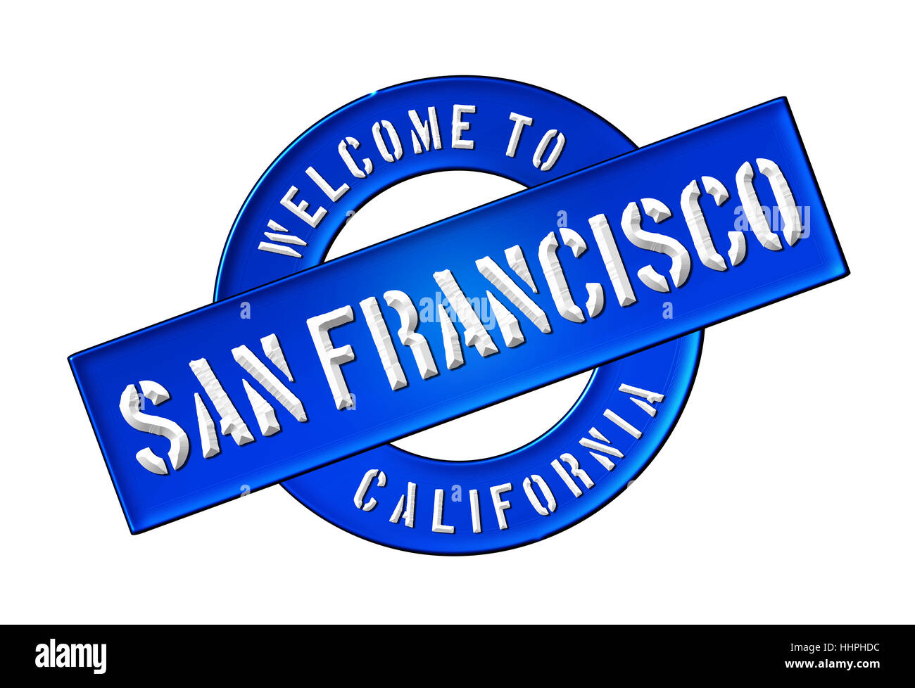 California, Golden, gate, il pittogramma, simbolo pittogramma, simbolo del commercio, banner, Foto Stock