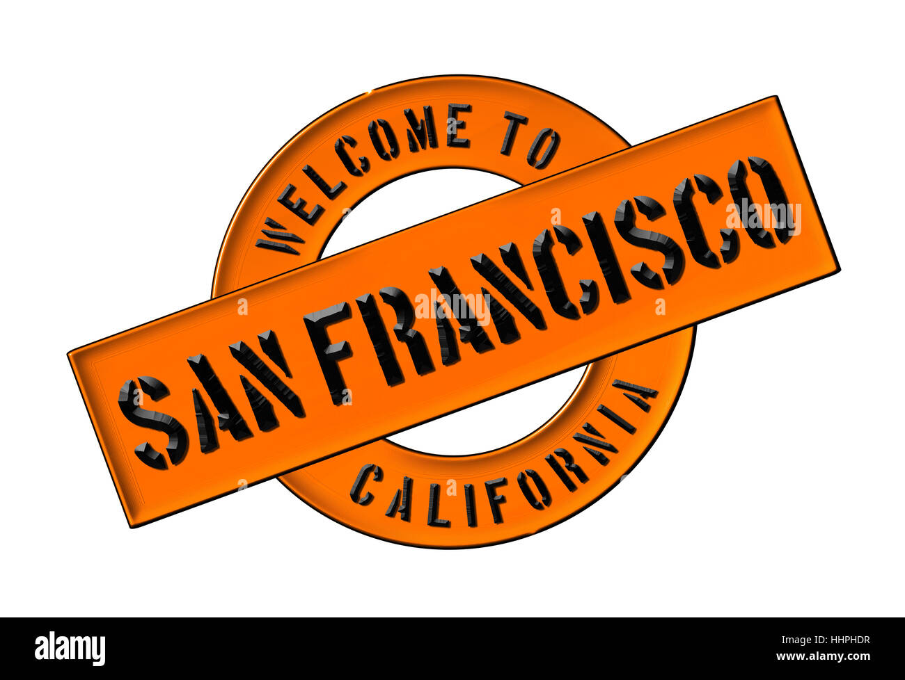 Benvenuto a san francisco Foto Stock