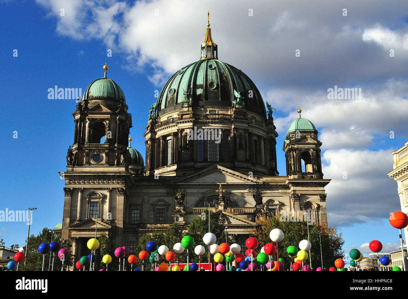 Cattedrale, visite turistiche, Berlino, party, celebrazione giubilare, varietà, bocce, Foto Stock
