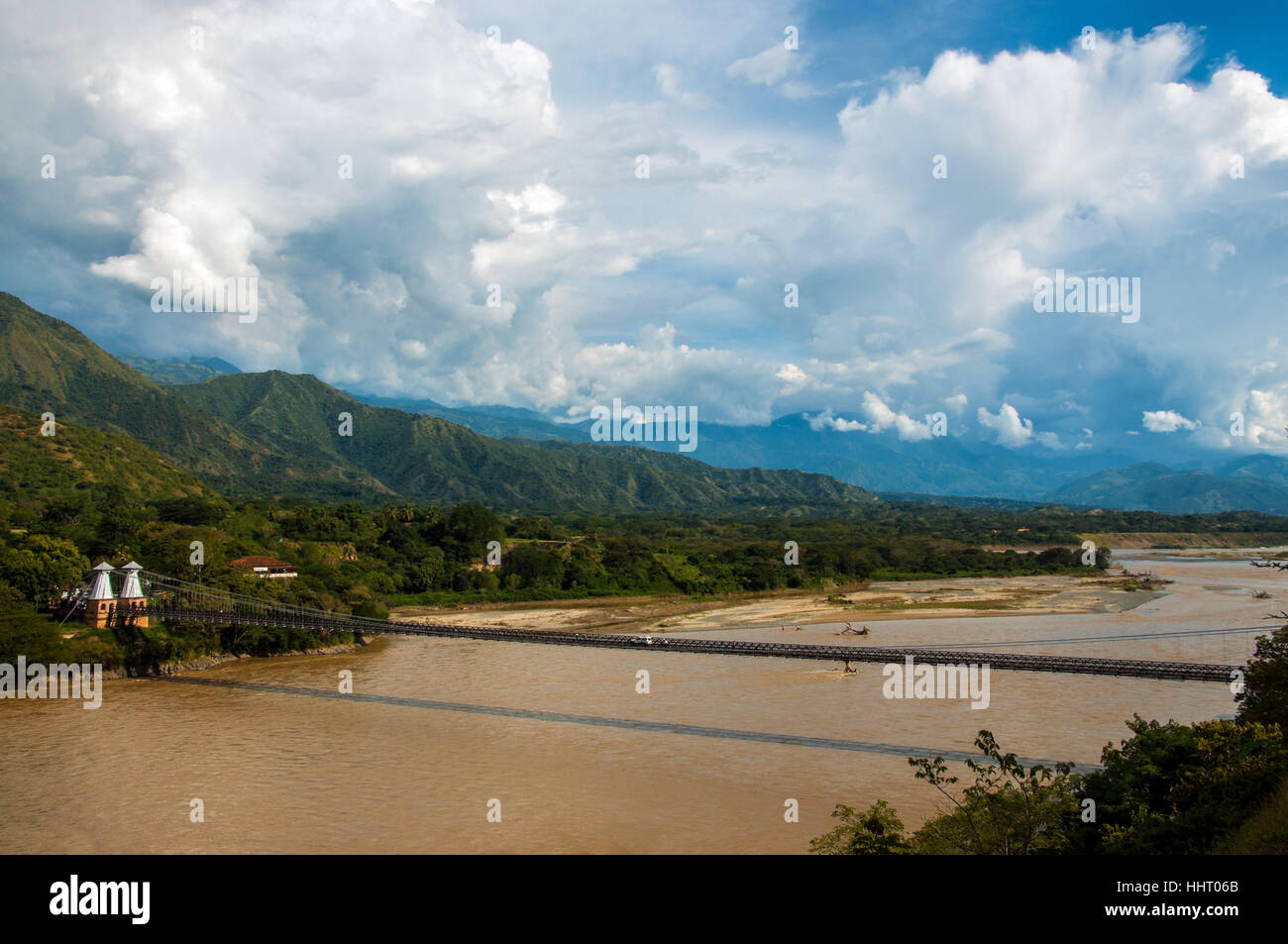 Ingegneria, bridge, attrazione, fiume, acqua, viaggi, moderno e modernità, Foto Stock