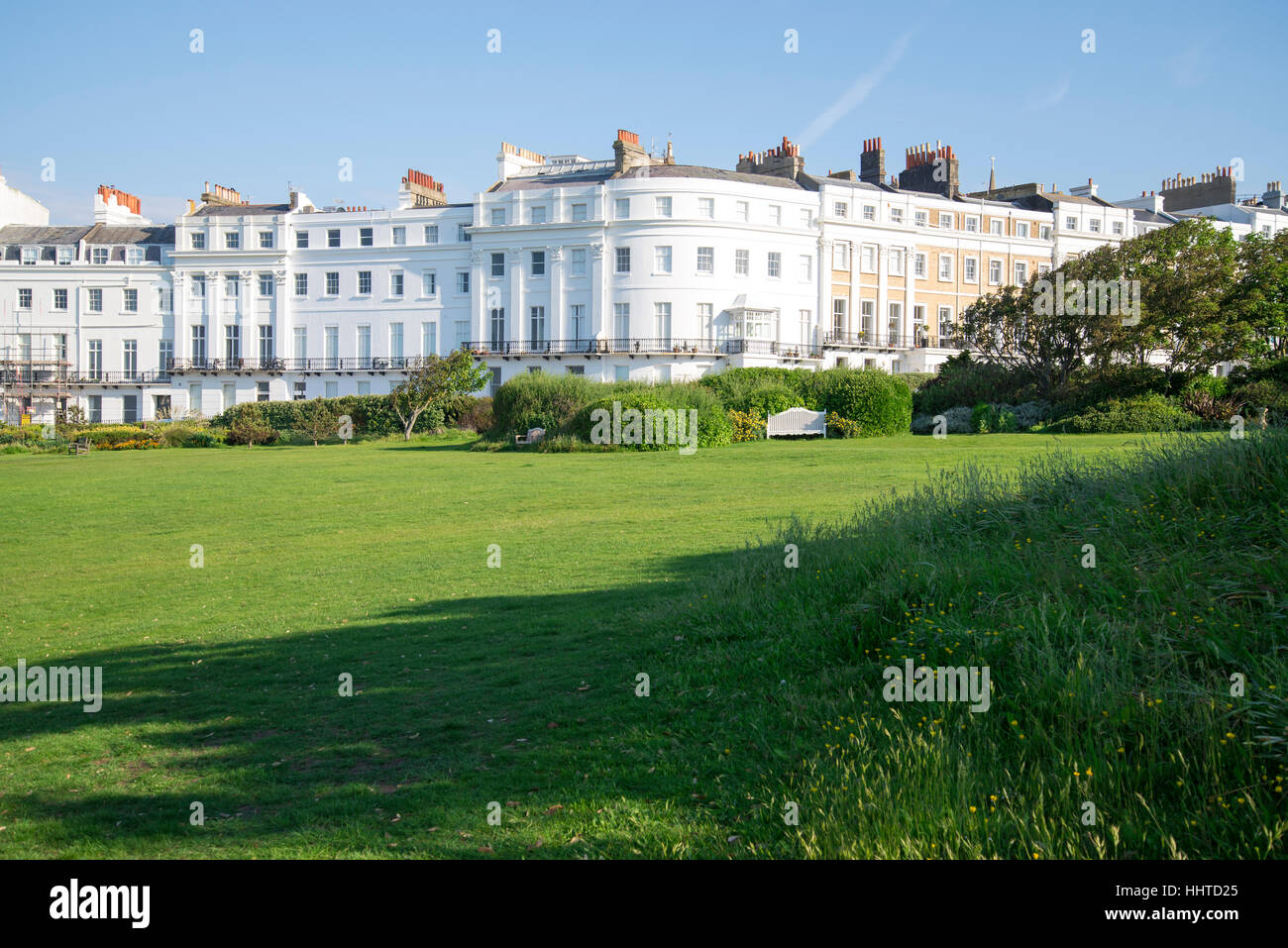 Exclusive Regency Residences in Lewes Crescent, Brighton. Foto Stock