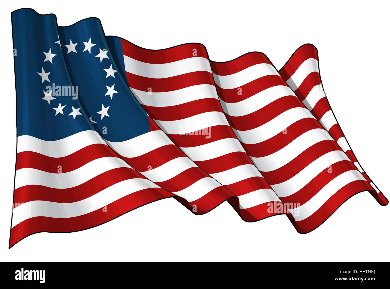 American, USA, America, a bandiera blu, american, USA, America, illustrazione Foto Stock