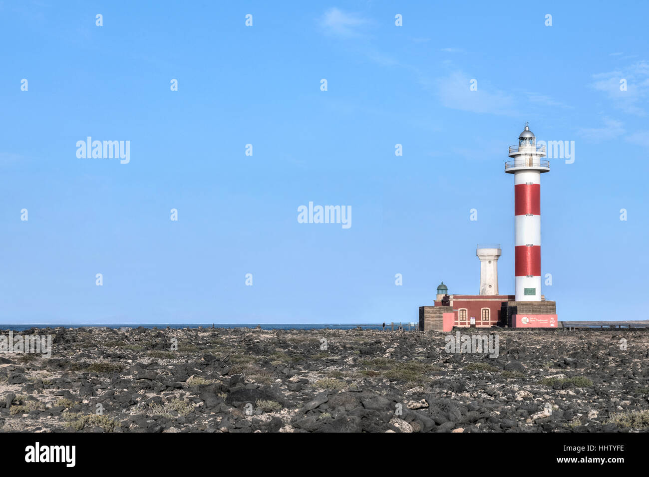 Faro El Cotillo, La Oliva, Fuerteventura, Isole Canarie, Spagna Foto Stock