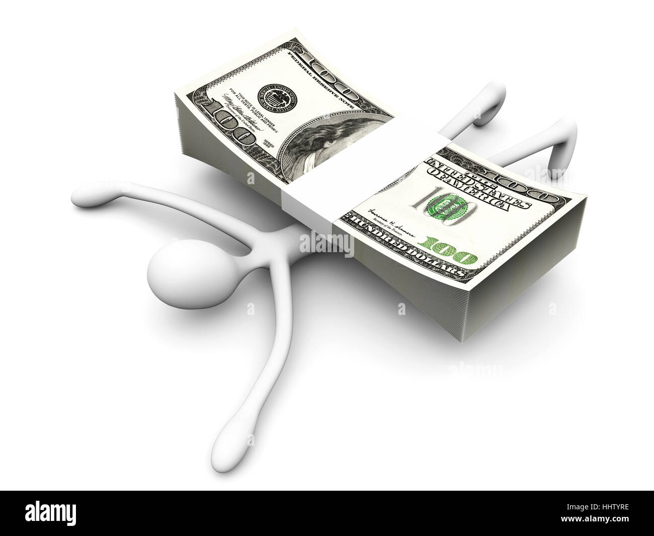 Dollaro, dollari, salute, morte, fumetti, umana, essere umano, persona, Stati Uniti d'America, Foto Stock