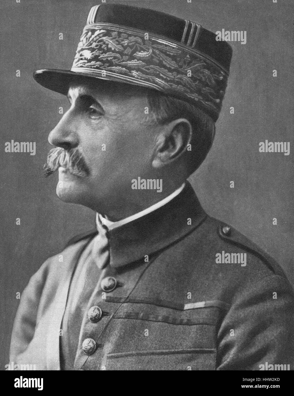 Maresciallo Foch Ferdinand (2 ottobre 1851 - 20 Marzo 1929) militare francese generale, nominato Comandante in Capo / Generalissimo Foto Stock