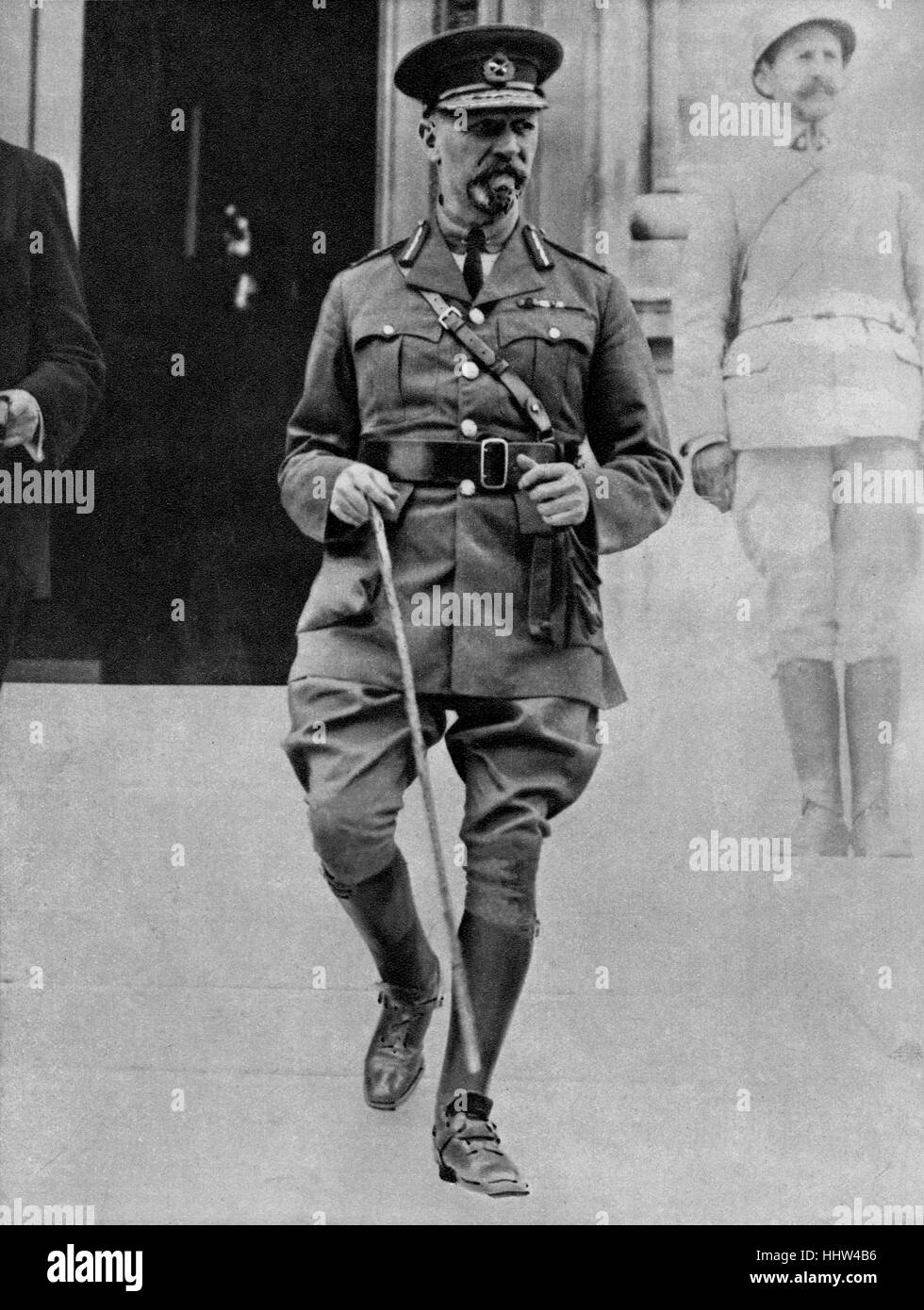General Jan Christian granello di fuliggine (24 maggio 1870 - 11 settembre 1950), Sud Africana di statista, durante la Prima Guerra Mondiale, 1917 Foto Stock