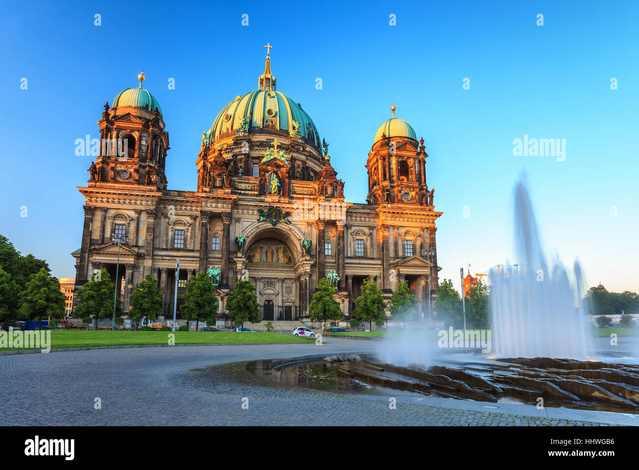 Cattedrale di Berlino o Berliner Dom, Berlino, Germania Foto Stock