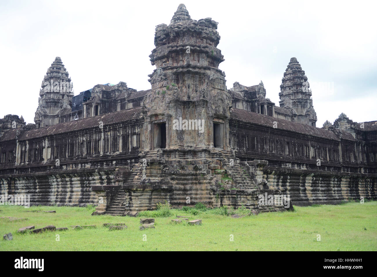 Angkor Wat, Siem Reap, Cambogia, sud-est asiatico. Foto Stock